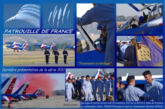 Panorama de photos de la Patrouille de France